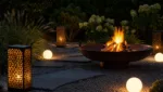 Beleuchtung und Beleuchtungselemente in Feuerschalen-Umgebung: DIY-Projekte fuer den Garten