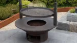 Feuerschale mit Grillfunktion selber umbauen: DIY-Anleitung fuer Outdoor-Kueche