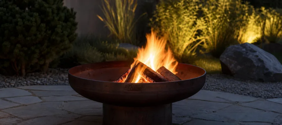 Feuerschale als Outdoor-Lichtquelle: Effizient und sicher Anwendungstipps