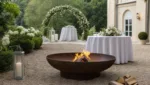 Feuerschale bei Gartenhochzeiten und Jubilaeen stilvoll integrieren