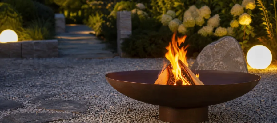 Feuerschale und Outdoor-Events: Die perfekte Atmosphaere fuer Feste und Feiern schaffen
