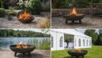 Verwendung der Feuerschale bei verschiedenen Outdoor-Anlaessen und Events