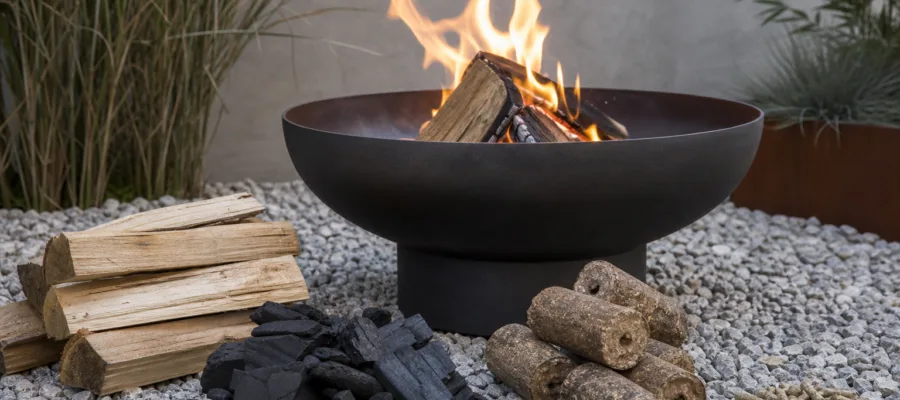 Beste Brennstoffe fuer Feuerschalen: Auswahl und Anwendung fuer langanhaltendes Feuer